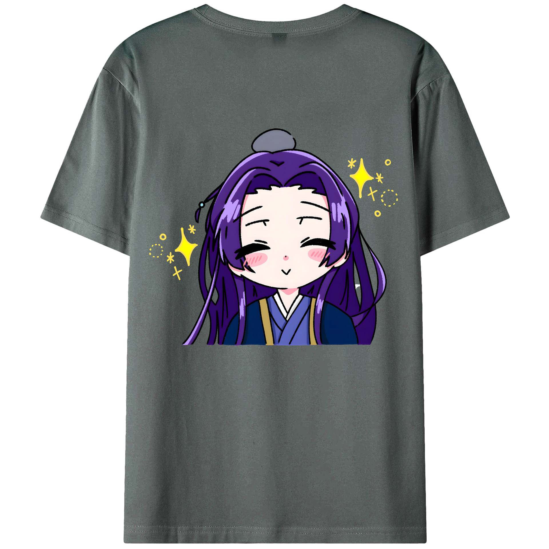 （画像用） 薬屋のひとりごと The Apothecary Diaries 綿100％ メンズ半袖Tシャツ（バックプリント） 通気性